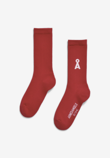 Socken Saamus Bold scarlet red