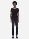Fufu Skinny Jeans High Waist black