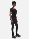 Fufu Skinny Jeans High Waist black