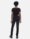 Fufu Skinny Jeans High Waist black