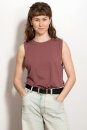 Hochgeschlossenes Frauen Tank Top Lyocell (Tencel™) nocturne
