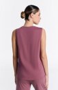 Hochgeschlossenes Frauen Tank Top Tencel nocturne