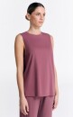 Hochgeschlossenes Frauen Tank Top Tencel nocturne M