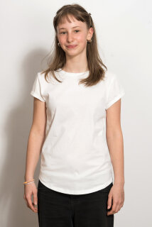 EP Women Rolled Up Sleeve white