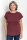 EP Women Rolled Up Sleeve stone wash burgundy L