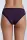 Damenslip mit Spitze tibetrot-navy-geometrisches Muster