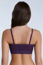 Bustier mit geometrischem Muster tibetrot-navy S