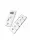5-er-Pack gerippte Socken Smiley mood weiß
