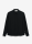 Bluse Larisaana Longsleeve aus Bio-Viskose schwarz