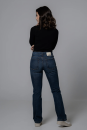 Lara Straight Leg Low Waist Jeans fashion blue