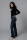 Lara Straight Leg Low Waist Jeans fashion blue