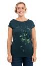 Frauen Raglan Shirt Kenia Lovely Unkraut, dunkelgrün L