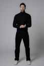 Milo Boot Cut Straight Jeans Mid Waist black