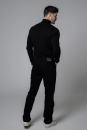 Milo Boot Cut Straight Jeans Mid Waist black