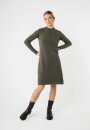 HARLEEN Feinstrick-Kleid grün melange