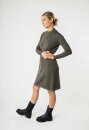 HARLEEN Feinstrick-Kleid grün melange