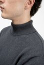 Feinstrick Rollkragenpullover KANJA anthrazit melange