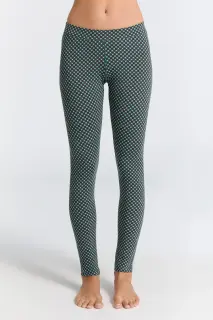 Leggings waldkubus grün gemustert