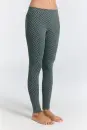 Leggings waldkubus grün gemustert