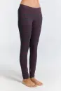 Leggings geometrisches Muster tibetrot-navy