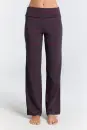 Hose mit Umschlagbund geometrisches Muster tibetrot/navy