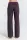 Hose mit Umschlagbund geometrisches Muster tibetrot/navy