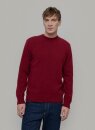 Strickpullover Ferruccio recycelte Wolle red vinaccia