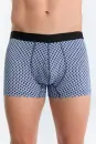 Herren Trunkshorts blaugemustert geowelle