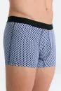Herren Trunkshorts blaugemustert geowelle