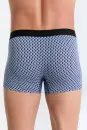 Herren Trunkshorts blaugemustert geowelle