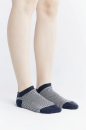 Unisex Sneakersocken indigo-natur