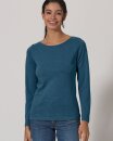 Longsleeve mit U-Bootausschnitt ruby
