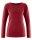 Longsleeve mit U-Bootausschnitt ruby