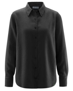 Hanf Bluse schwarz