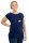 Frauenshirt Kenia Fair Trade Raglan Elster medieval blue