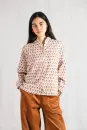 Bio-Baumwoll-Bluse Hawali blockprint
