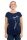 Frauenshirt Kenia Fair Trade Raglan Schafgarbe medieval blue