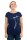 Frauenshirt Kenia Fair Trade Raglan Schafgarbe medieval blue M