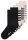 Socken 5er Pack mix black stripes 35-38