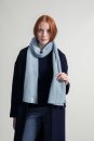 Strickschal Federico recyceltes Kaschmir dusty blue