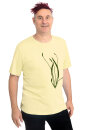 Männershirt Kenia Fair Trade Spitzwegerich gelb