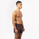 2er Pack Flannel-Boxershorts Boris zinfandel-grey