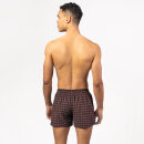 2er Pack Flannel-Boxershorts Boris zinfandel-grey