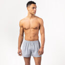2er Pack Flannel-Boxershorts Boris zinfandel-grey