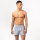 2er Pack Flannel-Boxershorts Boris zinfandel-grey