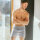 2er Pack Flannel-Boxershorts Boris zinfandel-grey