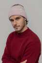 Unisex Rippstrick Beanie Vanda rosa peonia