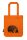 Bio-Fashion-Bag Igel orange