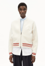 Iconic A Bomber Jacket oatmilk-mars red