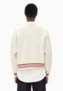 Iconic A Bomber Jacket oatmilk-mars red